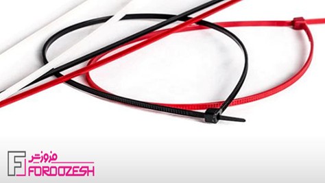 بست کمربندی برای پوشاندن سیمهای پشت تلویزیون