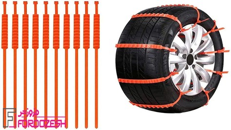 بست کمربندی به جای زنجیر چرخ